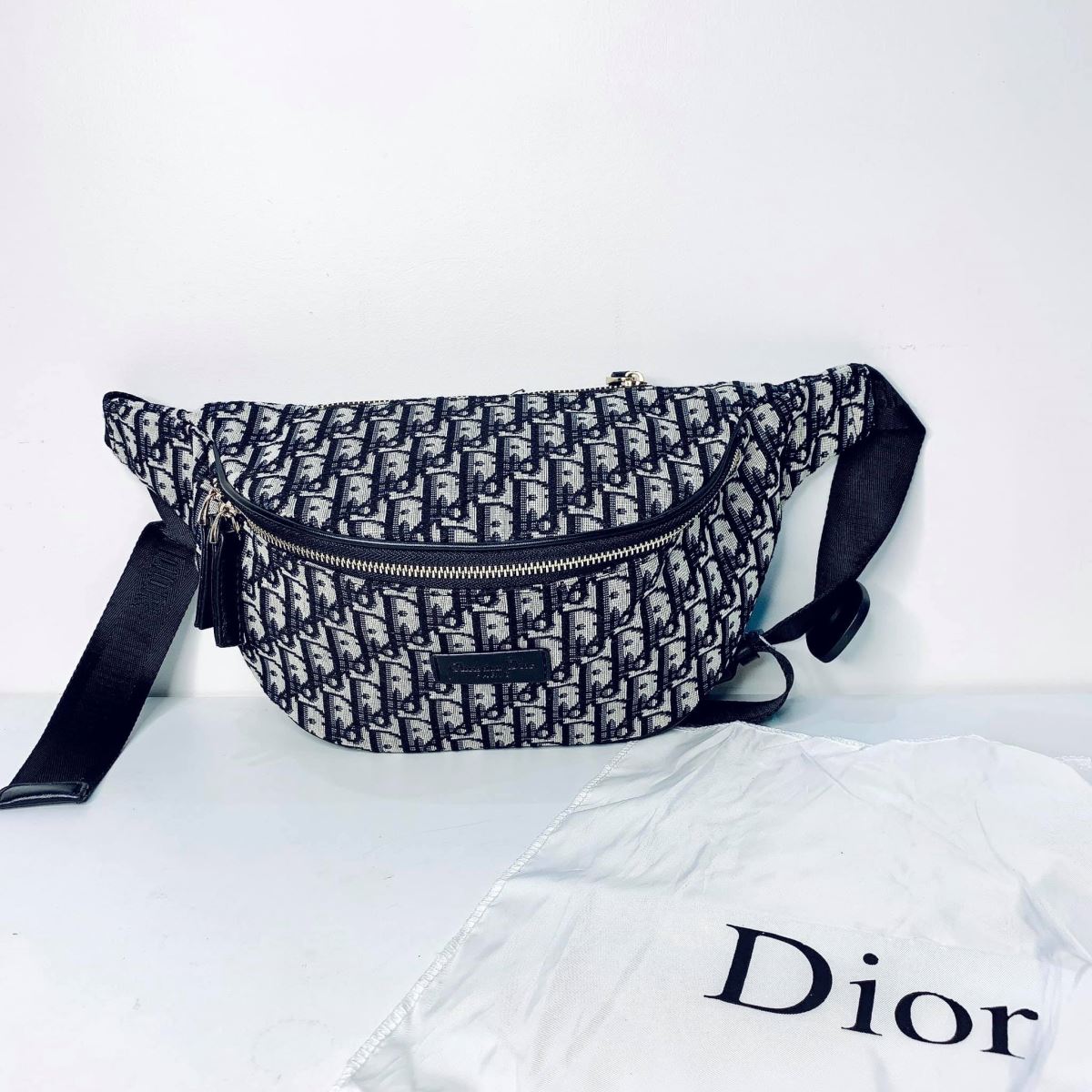 Christian Dior Vintage Belt Saddle Bag Bum Bag Waist Fanny Pack For Sale at  1stDibs